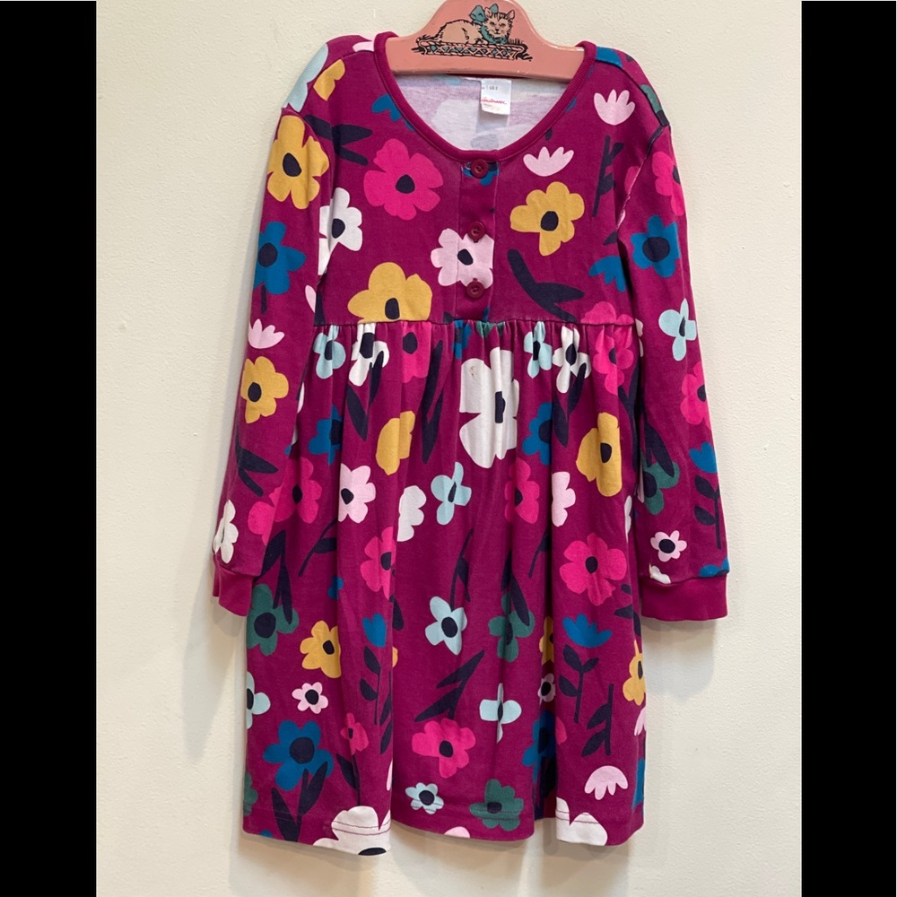 Deep Pink Floral Hanna Andersson Dress  5